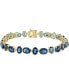 ფოტო #1 პროდუქტის London Blue Topaz Tennis Bracelet (29-1/3 ct. t.w.) in 14k Gold