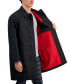 ფოტო #4 პროდუქტის Men's Relaxed-Fit Black Coat