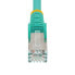Фото #4 товара 7.5m CAT6a Ethernet Cable - Aqua - Low Smoke Zero Halogen (LSZH) - 10GbE 500MHz 100W PoE++ Snagless RJ-45 w/Strain Reliefs S/FTP Network Patch Cord - 7.5 m - Cat6a - S/FTP (S-STP) - RJ-45 - RJ-45
