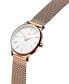 Women's Avenue Rose Gold-Tone Mesh Bracelet Watch 28mm
