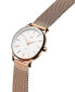 ფოტო #2 პროდუქტის Women's Avenue Rose Gold-Tone Mesh Bracelet Watch 28mm