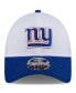 ფოტო #3 პროდუქტის Men's White/Royal New York Giants 2024 NFL Training Camp 9FORTY Adjustable Hat