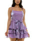 Фото #1 товара Juniors' Tiered Ruffled Fit & Flare Dress