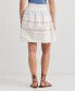Фото #2 товара Women's Lace-Trim A-Line Miniskirt