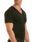 ფოტო #4 პროდუქტის Men's Big & Tall Insta Slim 3 Pack Compression Short Sleeve V-Neck T-Shirts