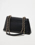 Фото #3 товара Valentino Arcadia flap crossbody bag with chain strap in black