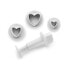 Фото #1 товара IBILI Cutters with heart expeller set 3 units