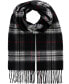 Фото #8 товара Men's Classic Plaid Cashmere Scarf