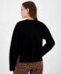 ფოტო #3 პროდუქტის Juniors' Cozy Crewneck Sweater