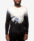 Men's Arrow Tie Dye Crew Neck Sweater