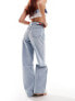 Фото #3 товара Tommy Jeans Clare high waisted wide leg jeans in light wash
