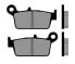 Фото #1 товара BRENTA MOTO 3087 Rear Organic Brake Pads