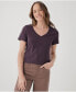 Фото #1 товара Women's Organic Cotton Softspun V-Neck Tee