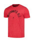 ფოტო #2 პროდუქტის Men's Heather Red Muhammad Ali Robe 1965 T-shirt