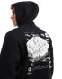 The North Face Hoodie topographic in tnf black