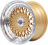 Фото #11 товара Литый колесный диск R-Style Wheels RS01 золото с полированным рогом 9x16 ET20 - LK4/100 ML73.1