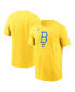 Фото #1 товара Men's Gold Boston Red Sox City Connect Large Logo T-Shirt