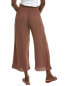 Фото #2 товара Bella Dahl Smocked Ruffle Waist Wide Leg Crop Pant Women's