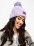 Napapijri Semiury knitted bobble hat in lilac