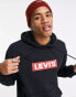 Фото #3 товара Levi's hoodie with boxtab logo in black