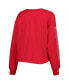 Фото #2 товара Women's Red Wisconsin Badgers Parkway II Cropped Long Sleeve T-shirt