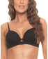ფოტო #1 პროდუქტის Women's Lace Overlay Braided Padded Underwire Bikini Top