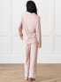 Фото #2 товара Women's Long Sleeve Stretch-Knit Viscose from Bamboo Pajama Set