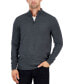 ფოტო #1 პროდუქტის Men's Long-Sleeve Half-Zip Merino Sweater, Created for Macy's