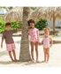 ფოტო #2 პროდუქტის Toddler, Child Girls Palm Paradise Sustainable Frill Strap Swimsuit