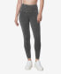 Women's High Rise Full Length Mineral Washed Leggings Pants