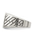 ფოტო #2 პროდუქტის Stainless Steel Polished with Black Enamel Signet Ring