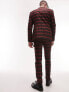 Фото #3 товара Topman super skinny tartan checked suit trousers in red