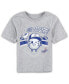 ფოტო #1 პროდუქტის Infant Boys and Girls Heather Gray Los Angeles Dodgers Ball Boy T-shirt