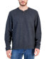 Фото #1 товара Men's Bayview Reversible Split-Neck Sweatshirt