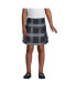 Фото #3 товара Big Girls School Uniform Slim Side Pleat Plaid Skort Above the Knee