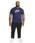 ფოტო #4 პროდუქტის Sportswear Men's Heritage Script Logo Short-Sleeve Crewneck T-Shirt