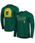 Фото #1 товара Men's Green Portland Timbers Jersey Hook AEROREADY Long Sleeve T-shirt