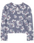 Фото #10 товара Kid Floral Knit Long-Sleeve Fashion Top - Floral 5