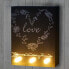 LED-Bild Leuchtbild Love