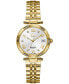 ფოტო #1 პროდუქტის Gc Flair Women's Swiss Gold-Tone Stainless Steel Bracelet Watch 34mm