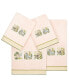 Фото #1 товара Textiles Turkish Cotton Belinda Embellished Fingertip Towel Set, 2 Piece