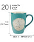 Фото #3 товара Ocean View Set of 4 Mugs