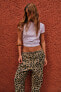 ANIMAL PRINT TROUSERS