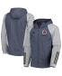 ფოტო #2 პროდუქტის Men's Charcoal New England Revolution All-Weather Raglan Hoodie Full-Zip Jacket