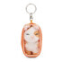 NICI Sleeping Pets Bunny Caramel Dotted 8 cm Key Ring