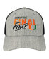 ფოტო #3 პროდუქტის Men's Heather Gray Miami Hurricanes 2023 NCAA Men's Basketball Tournament March Madness Final Four Trucker Adjustable Hat