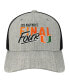 Фото #3 товара Men's Heather Gray Miami Hurricanes 2023 NCAA Men's Basketball Tournament March Madness Final Four Trucker Adjustable Hat