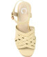 Фото #7 товара Women's Addisyn Woven Platform Sandals