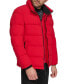 Фото #3 товара Men's Puffer With Set In Bib Detail, Created for Macy's