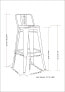 Фото #12 товара missing swatches-Set of 2 Rayne Barstool - missing images